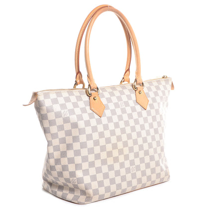 Louis Vuitton Damier Azur Saleya MM 3 of 7