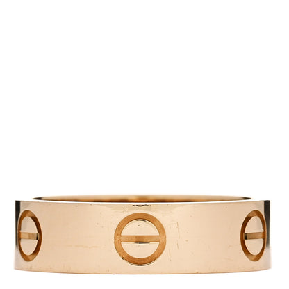 Cartier 18K Yellow Gold 5.5mm LOVE Ring 56 7.75 1 of 5