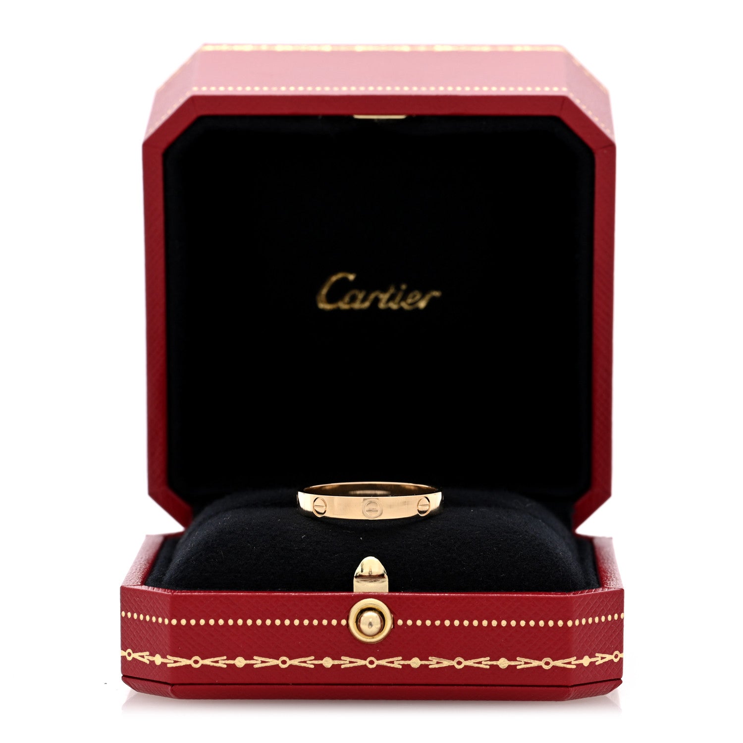 Cartier 18K Yellow Gold 3.5mm LOVE Wedding Band Ring 63 10.25 5 of 5