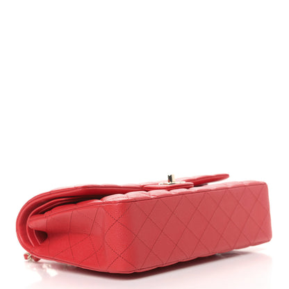 Chanel Caviar Quilted Medium Double Flap Red 3 of 10