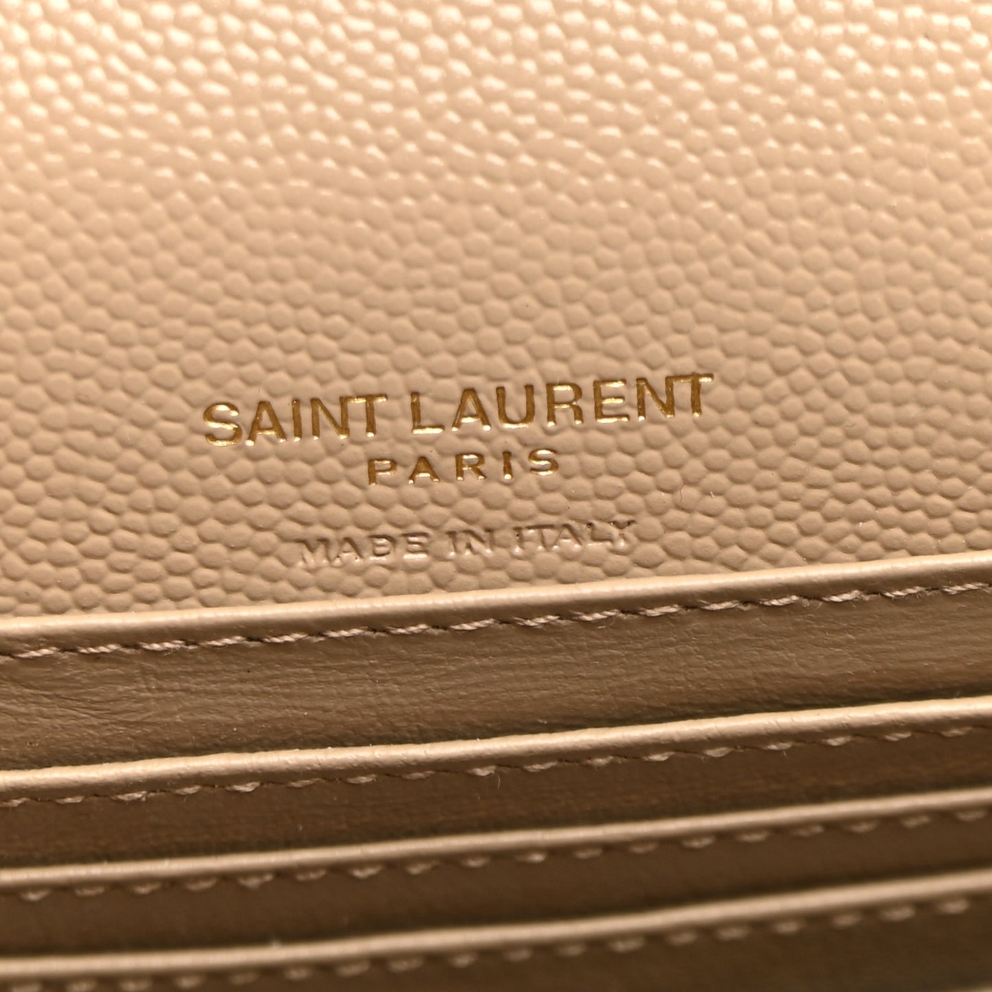 Grain De Poudre Monogram Kate Belt Bag Dark Beige