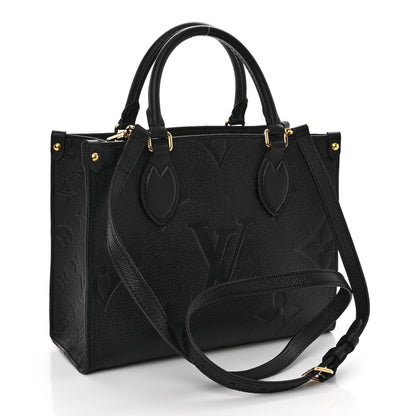 Louis Vuitton Empreinte Monogram Giant Onthego PM Black 3 of 9