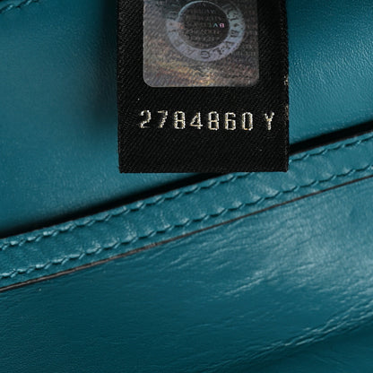 Bulgari Calfskin Serpenti Forever Chain Wallet Blue 8 of 13