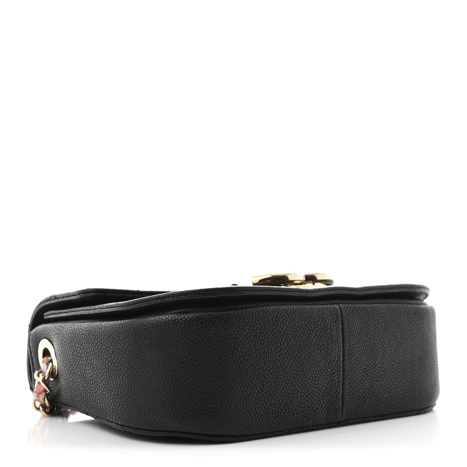 Chanel Grained Calfskin Quilted Small Cuba Top Handle Flap Black 4 of 10