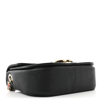 Chanel Grained Calfskin Quilted Small Cuba Top Handle Flap Black 4 of 10