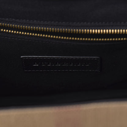 Burberry Canvas Mega Check Large Baildon Messenger Bag Black 8 of 11