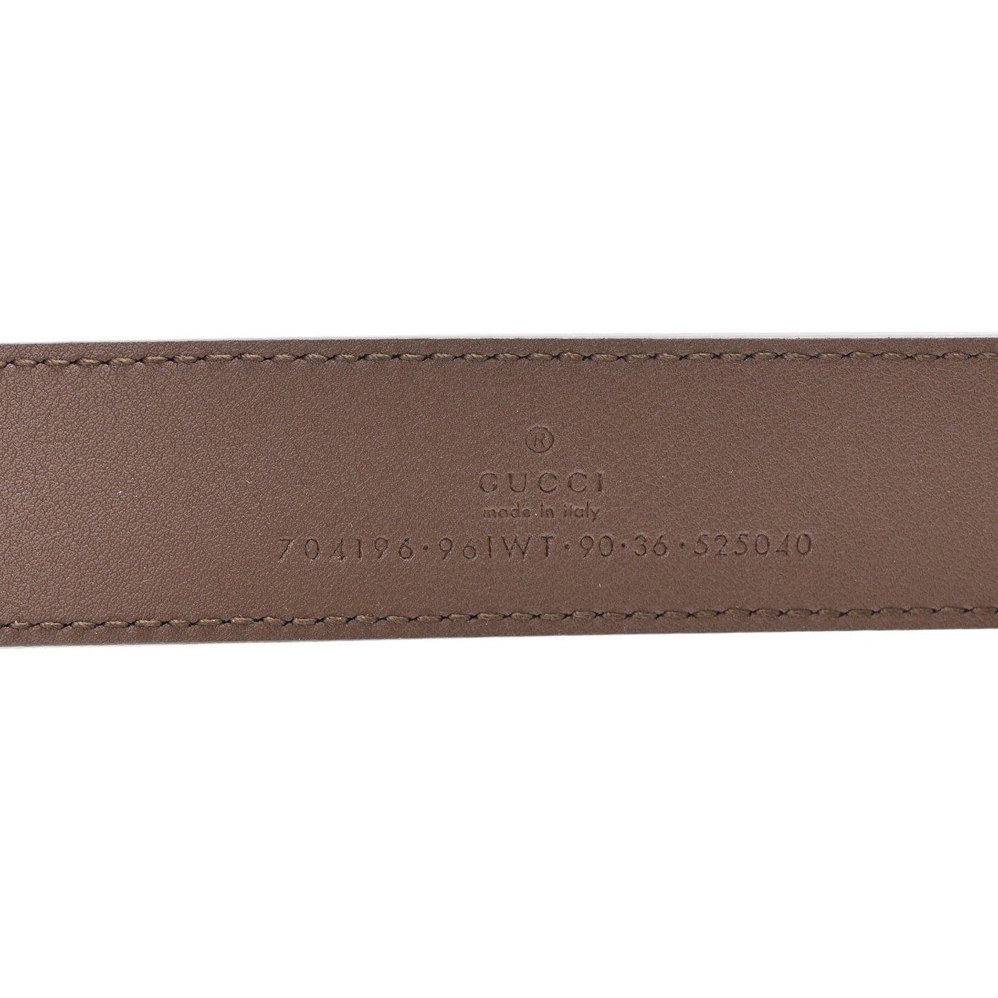 GG Supreme Monogram Textured Dollar Calfskin Web Ophidia Slip Handle Belt Bag 90 36 Beige Ebony New Acero