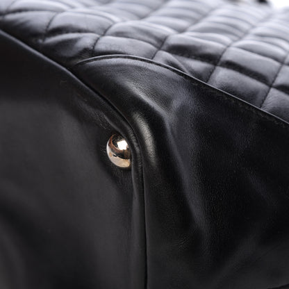 Chanel Calfskin Quilted Large Cambon Tote Black White 15 of 18