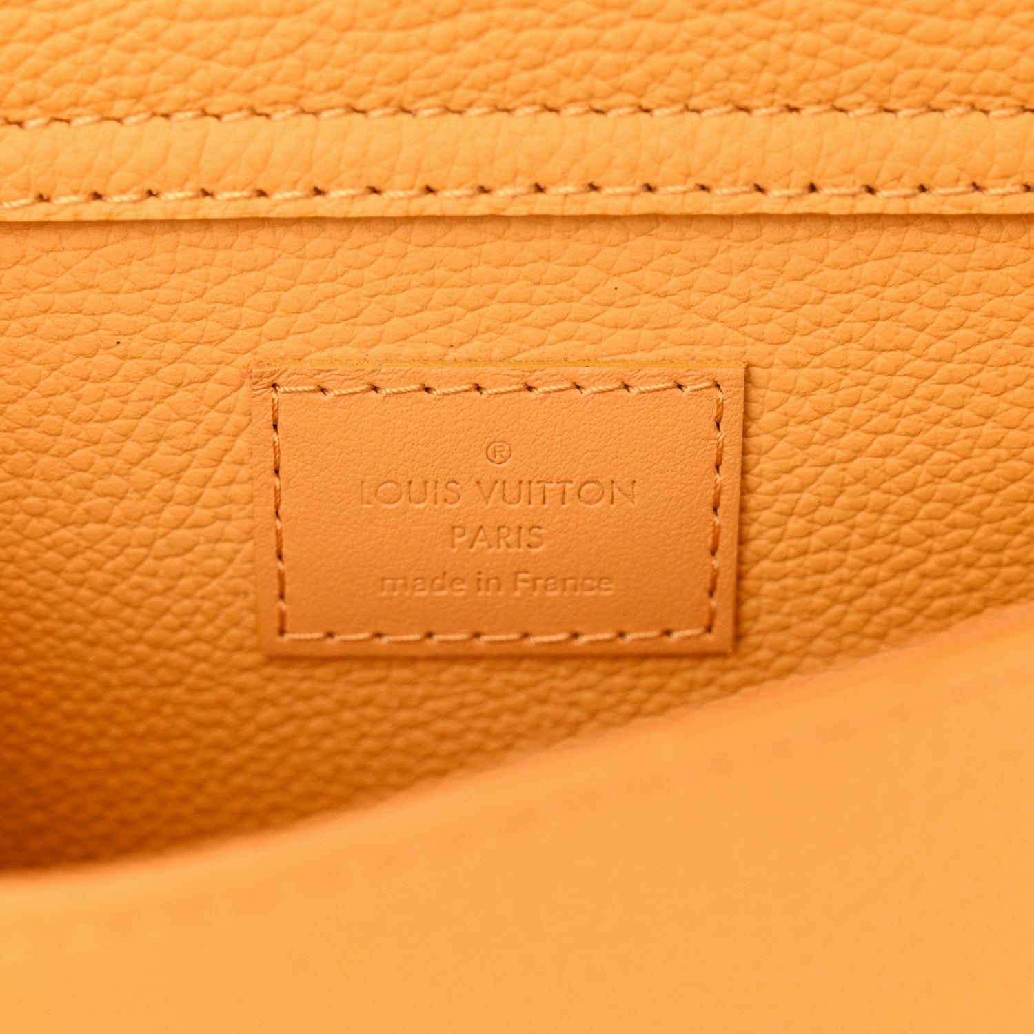 Louis Vuitton Grained Calfskin Aerogram Takeoff Sling Safran Yellow 7 of 10