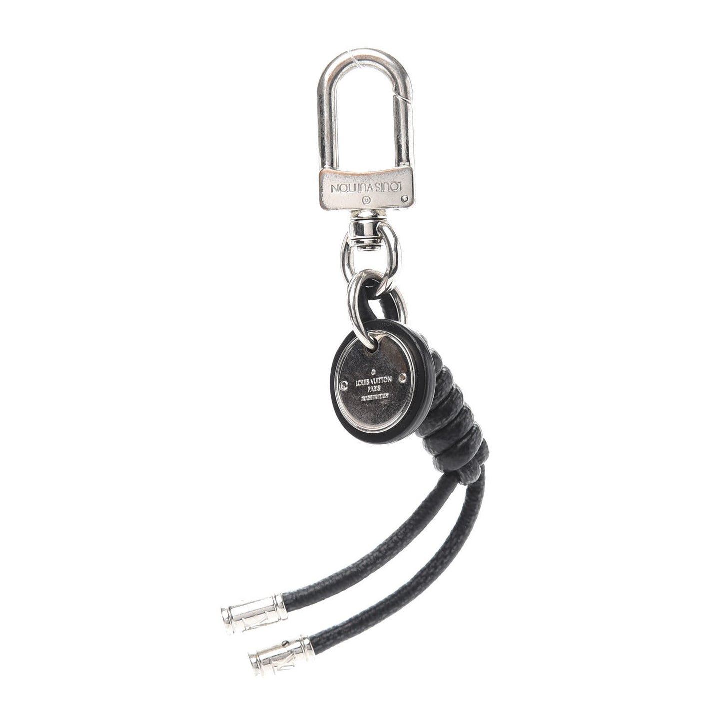Palladium Damier Graphite Rope Bag Charm Key Holder