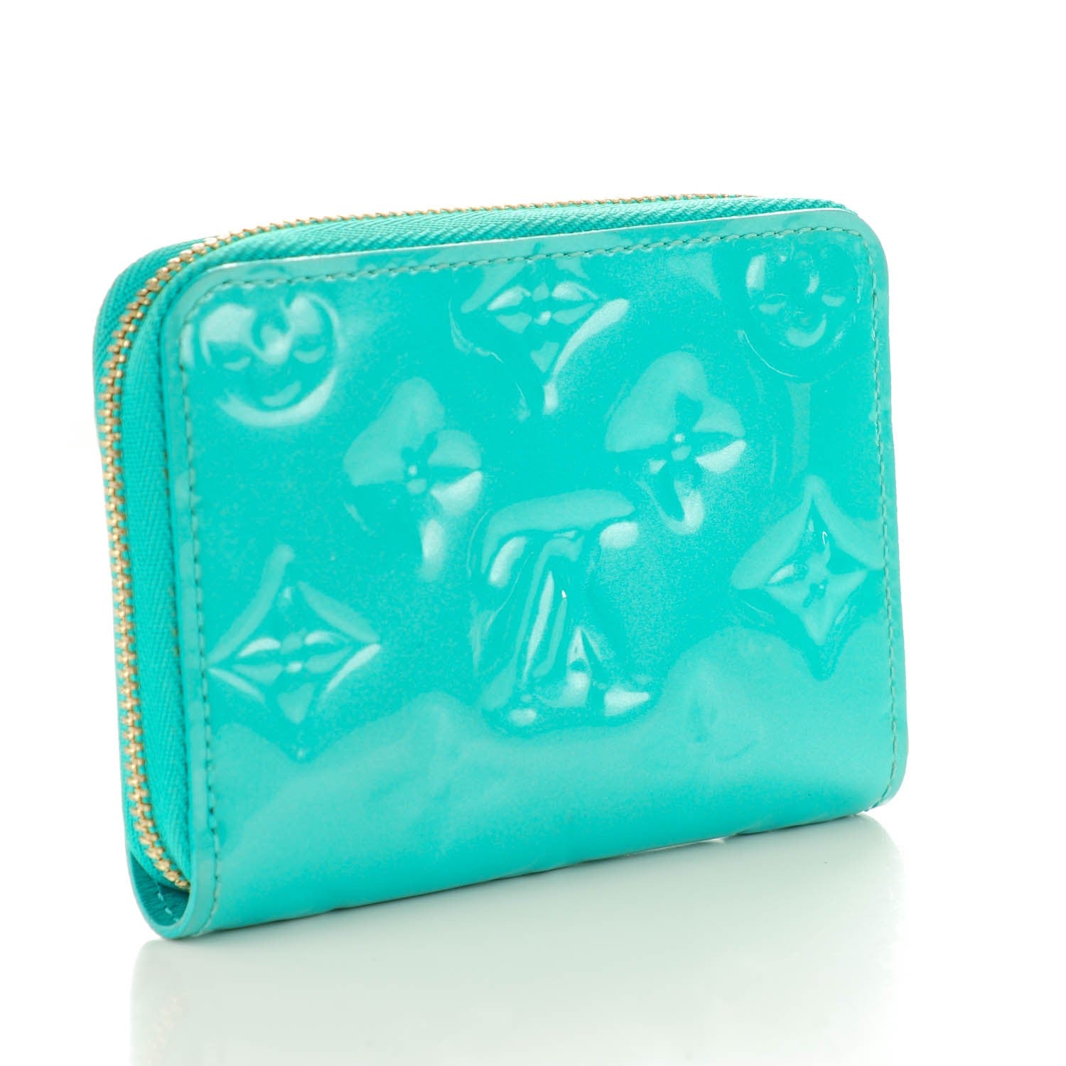 Louis Vuitton Vernis Zippy Coin Purse Blue Lagon 3 of 7