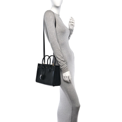 Saint Laurent Calfskin Baby Sac De Jour Black 2 of 10