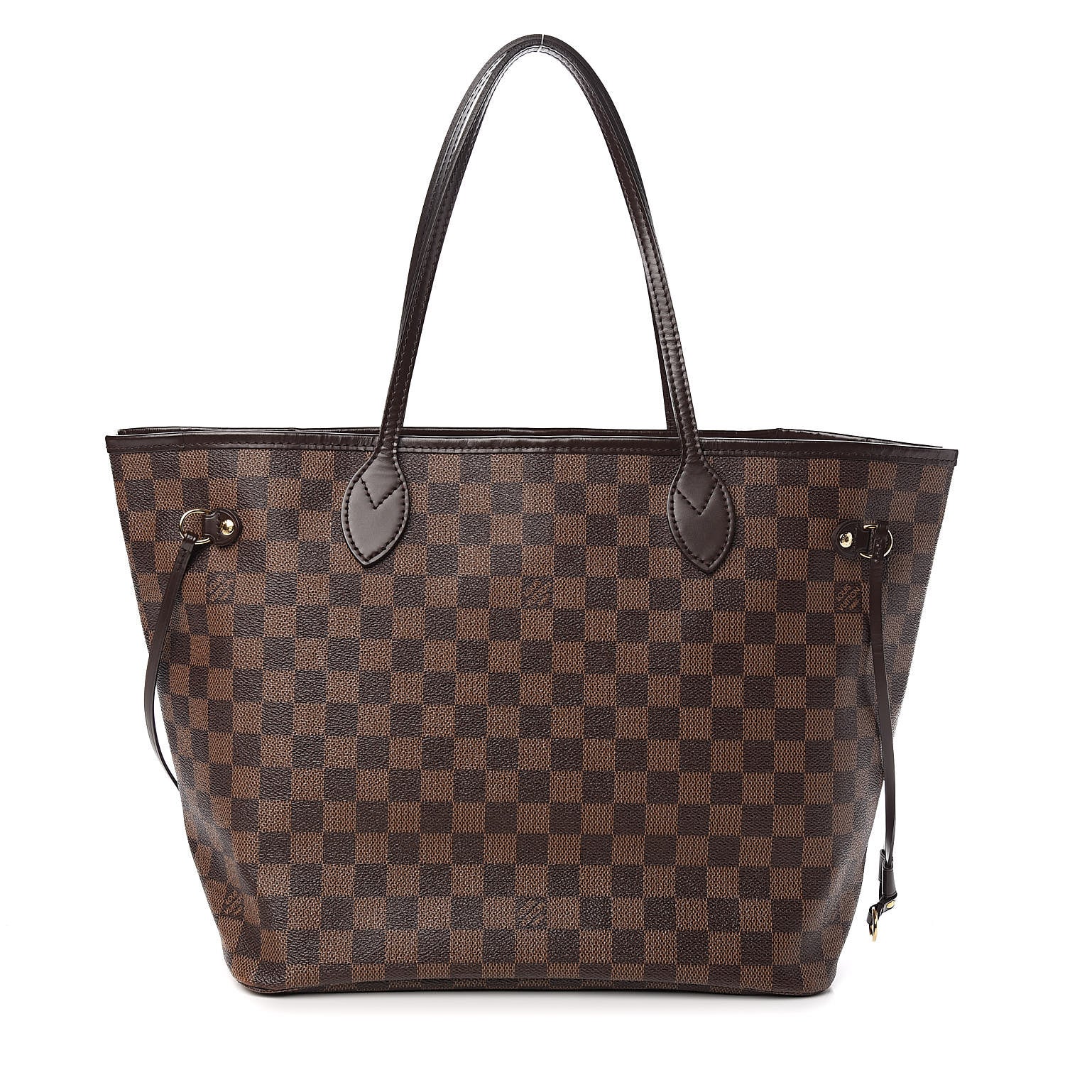 Louis Vuitton Damier Ebene Neo Neverfull MM Rose Ballerine 1 of 11