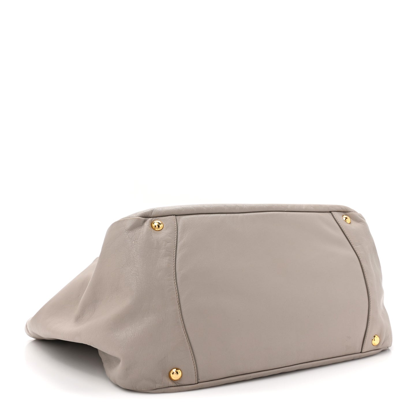 Soft Calf Chain Tote Ghiaccio