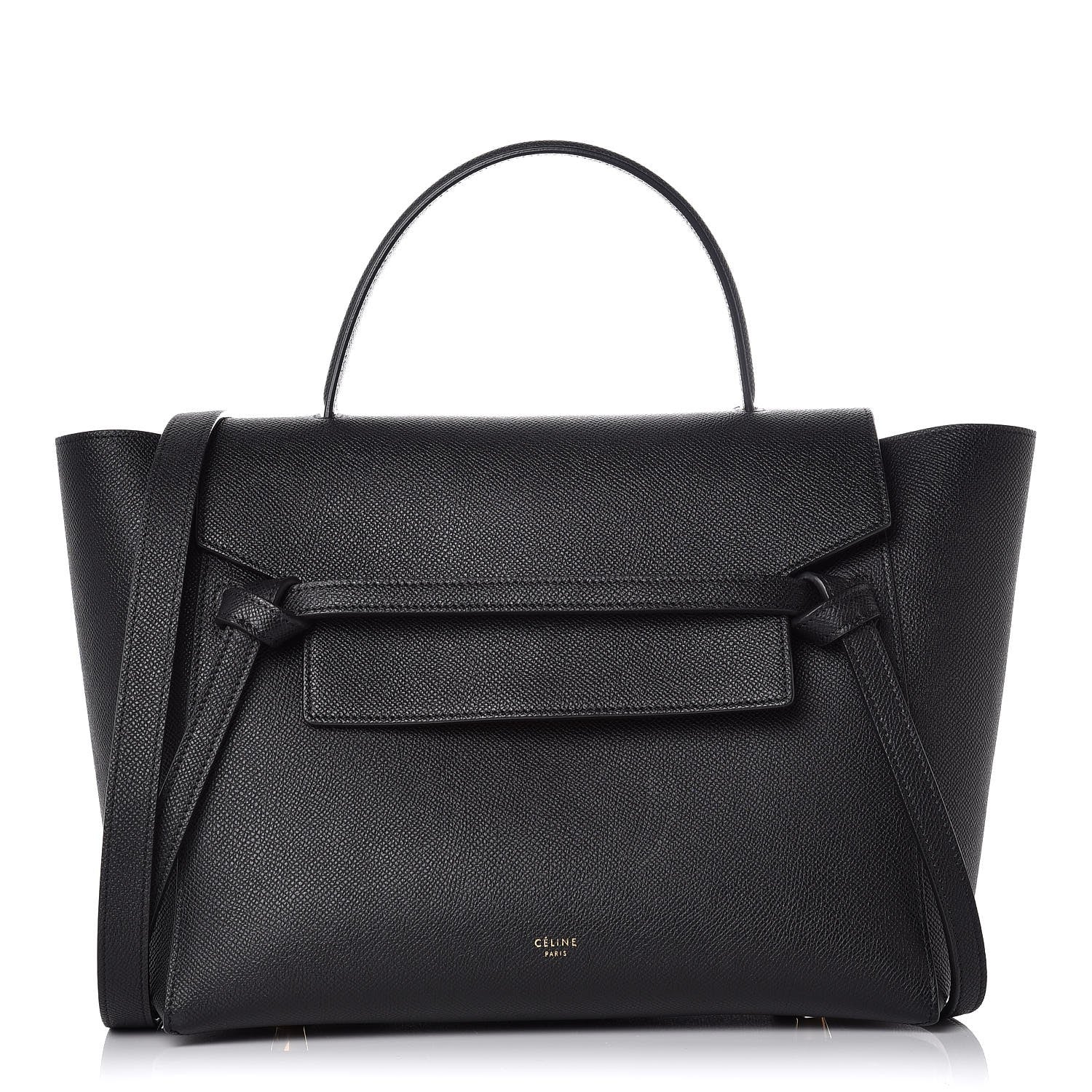 Celine Grained Calfskin Mini Belt Bag Black 1 of 7