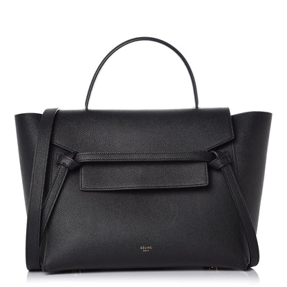 Celine Grained Calfskin Mini Belt Bag Black 1 of 7