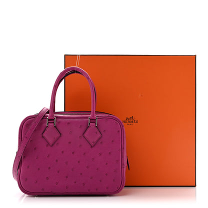 Hermes Ostrich Plume II Mini Rose Pourpre 21 of 21