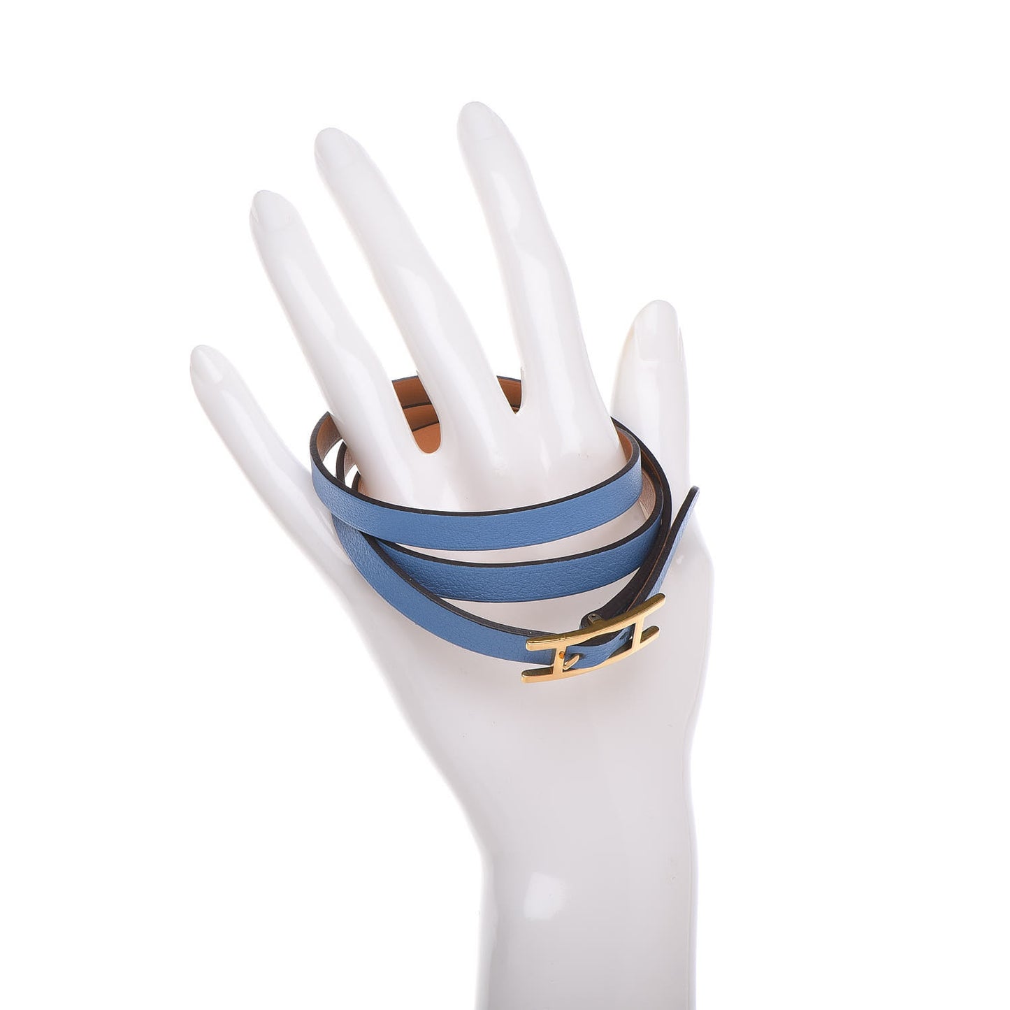 Swift Hapi 3 MM Triple Tour Bracelet S Bleu Paradis
