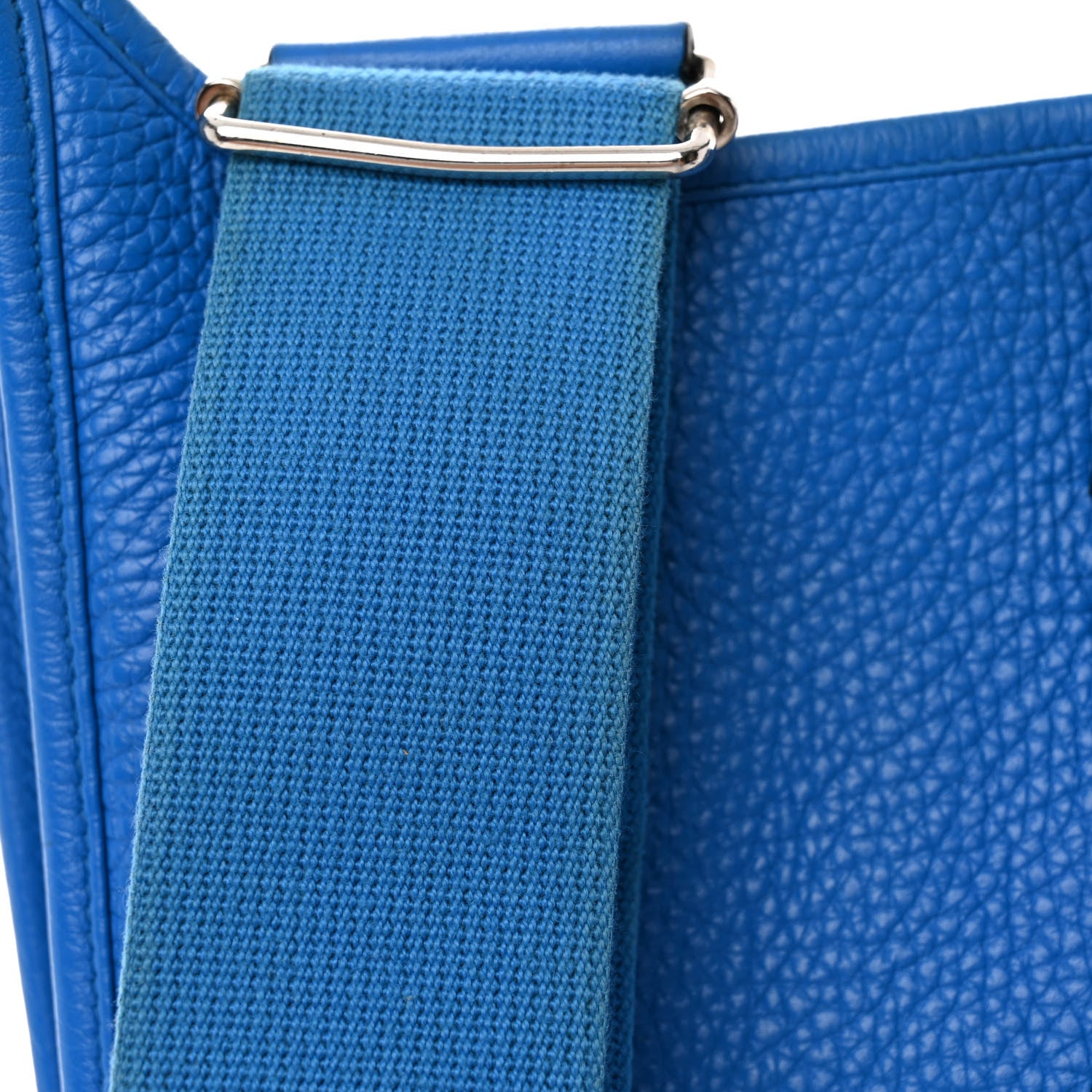 Hermes Taurillon Clemence Evelyne III PM Bleu Hydra 11 of 11