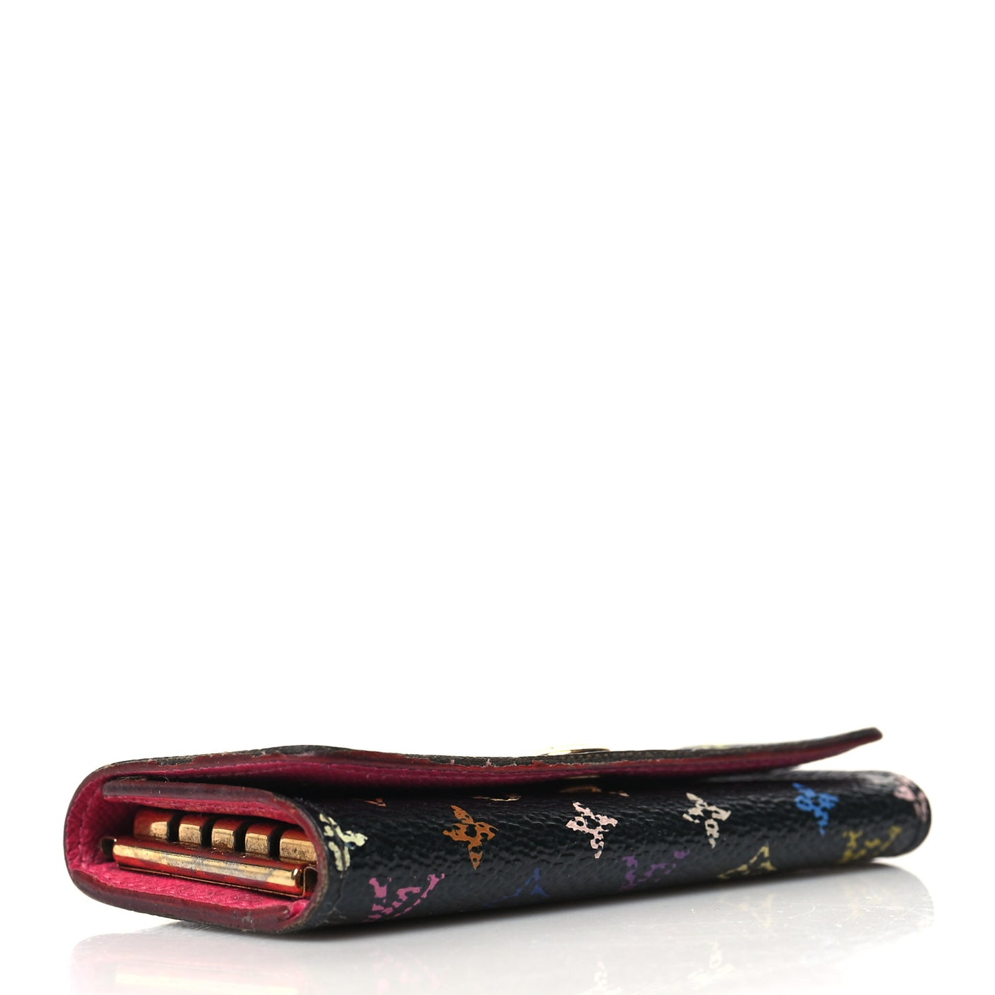 Monogram Multicolor Multicles 4 Key Holder Black Grenade