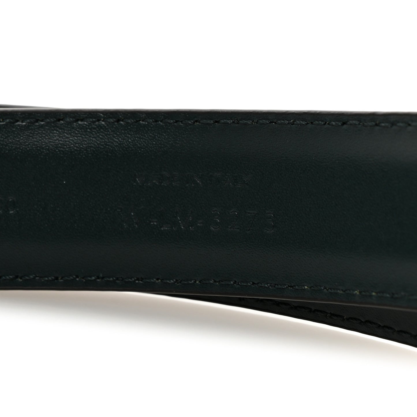 Box Calfskin Triomphe Belt 80 32 Green