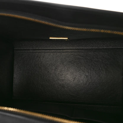 Celine Satin Calfskin Tri-Color Trapeze Khaki 5 of 11