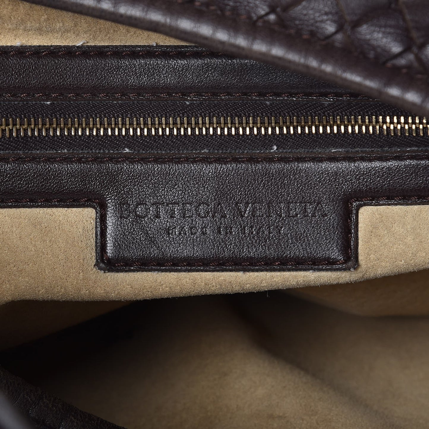 Nappa Intrecciato Medium Veneta Hobo Ebano