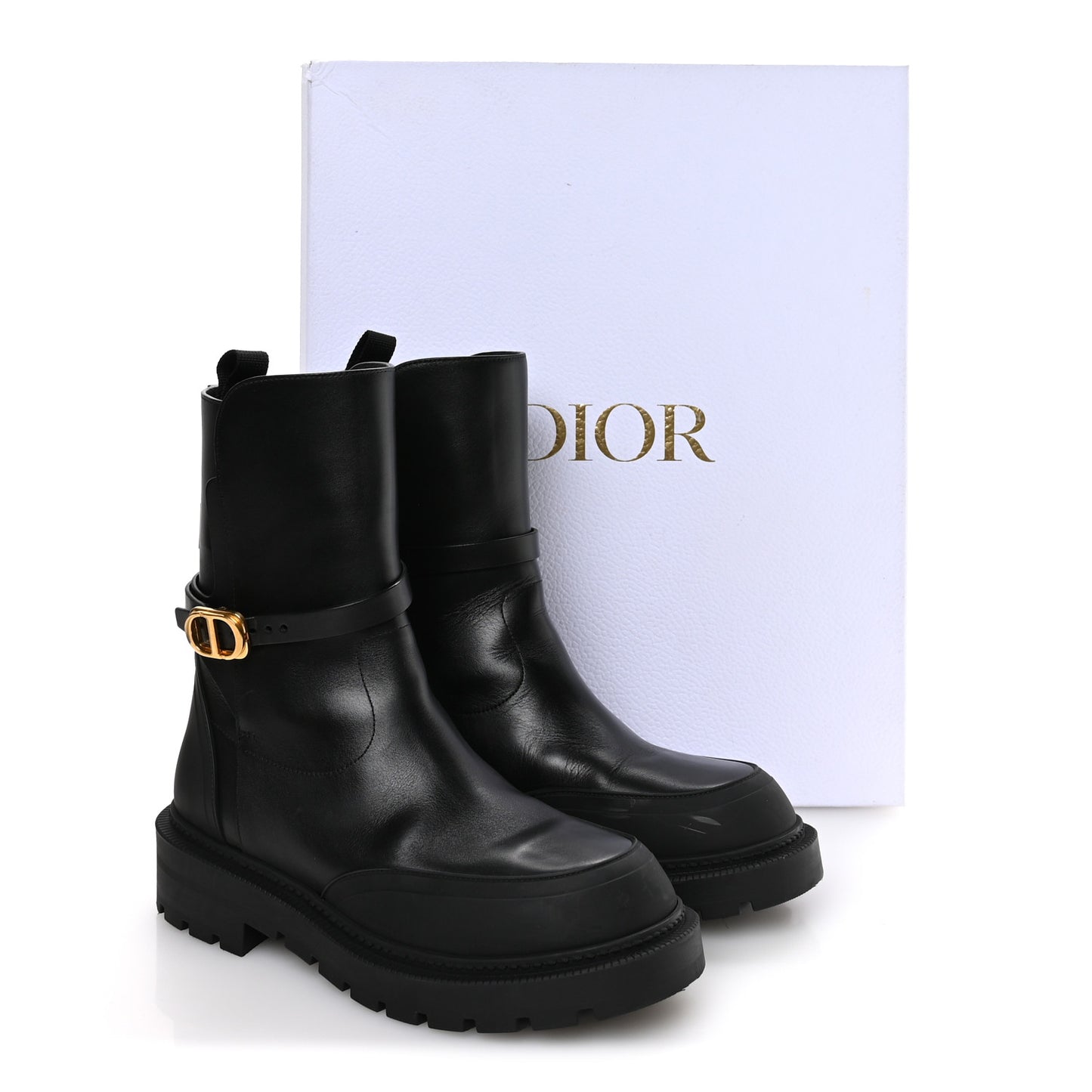 Calfskin Empreinte Ankle Boot 38 Black