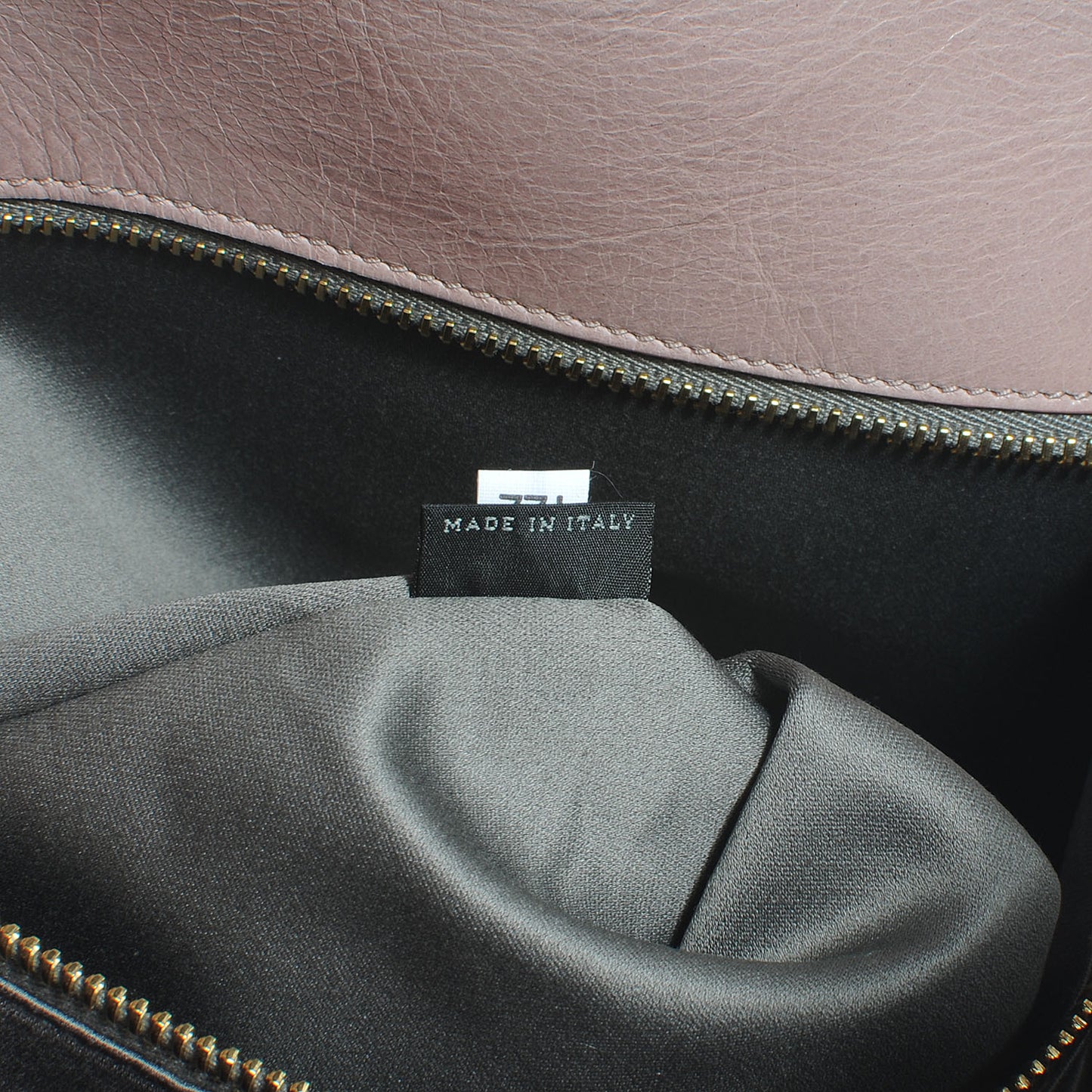 Vitello Lux Large Bow Bag Mughetto