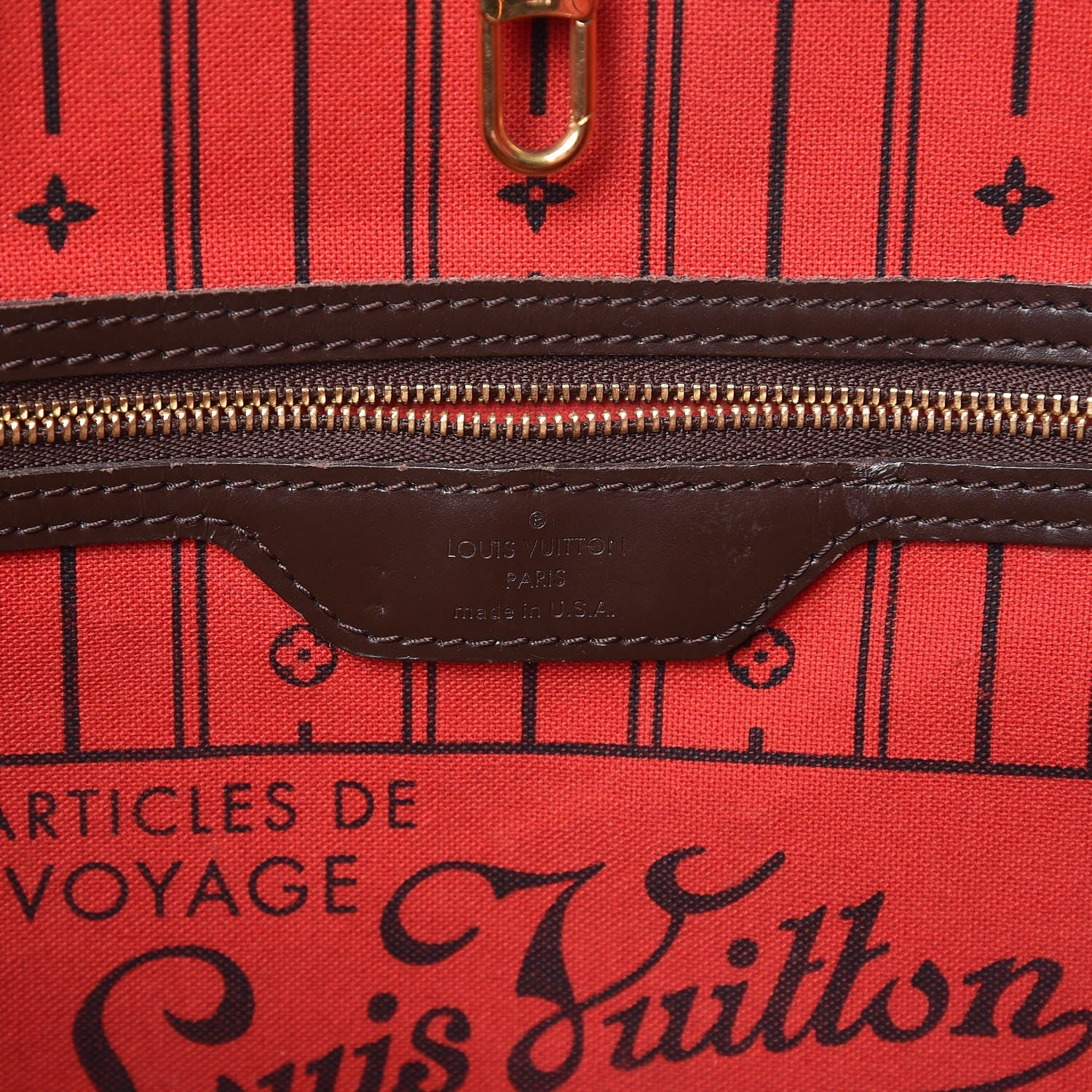Louis Vuitton Damier Ebene Neverfull MM 17 of 25