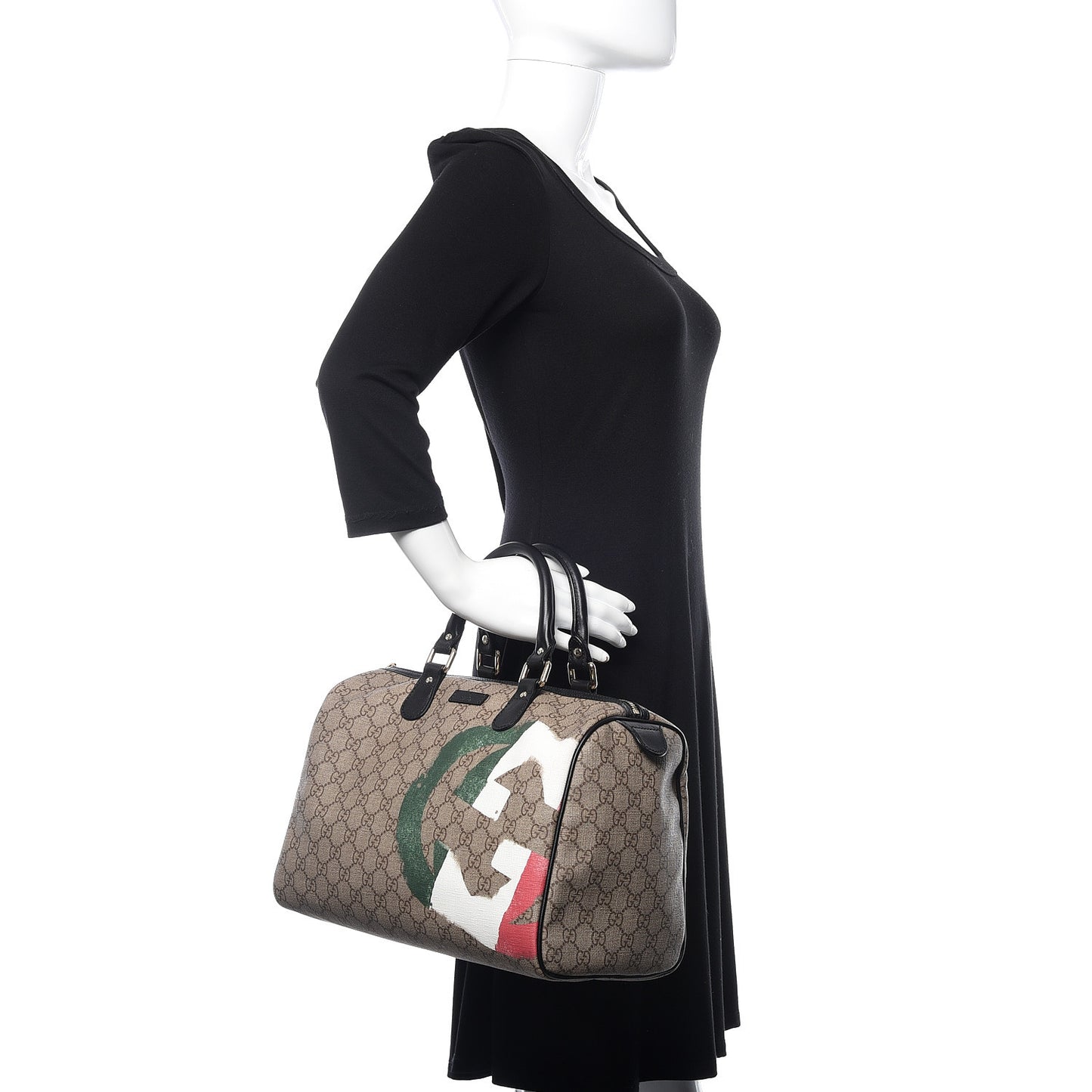 Monogram Medium Boston Italian GG Flag Unicef