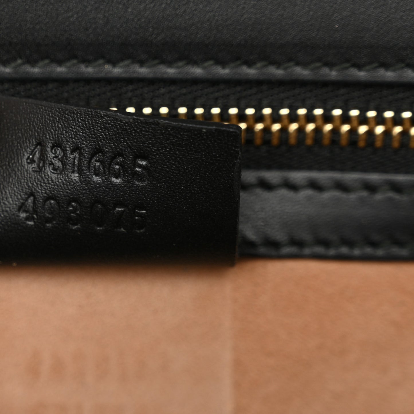 Guccissima Medium Sylvie Top Handle Bag Black Pink