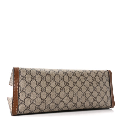 Gucci GG Supreme Monogram Medium Padlock Tote Beige Cuir 4 of 10