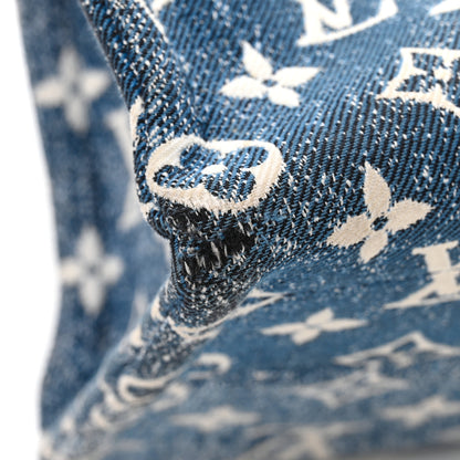 Louis Vuitton Monogram Jacquard Denim Onthego MM Bleu 11 of 12