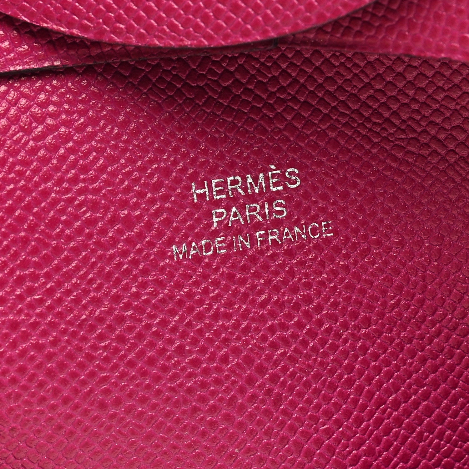 Hermes Epsom Bastia Coin Purse Rose Pourpre 11 of 14