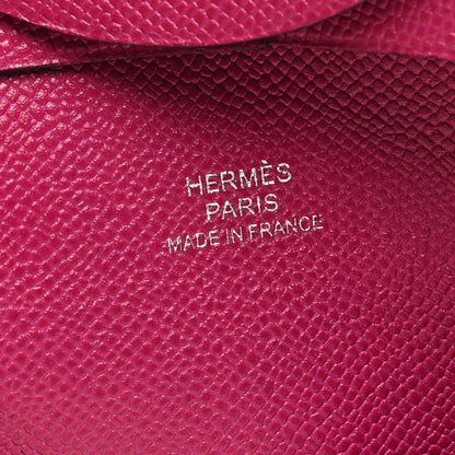 Hermes Epsom Bastia Coin Purse Rose Pourpre 11 of 14