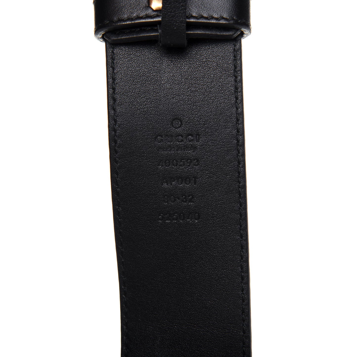 Calfskin Double G 40mm Belt 80 32 Black