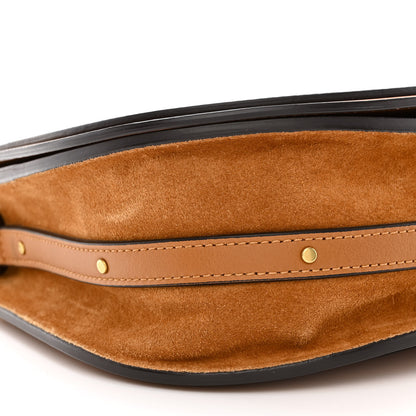 Chloe Calfskin Suede Medium Nile Bracelet Bag Caramel 9 of 10