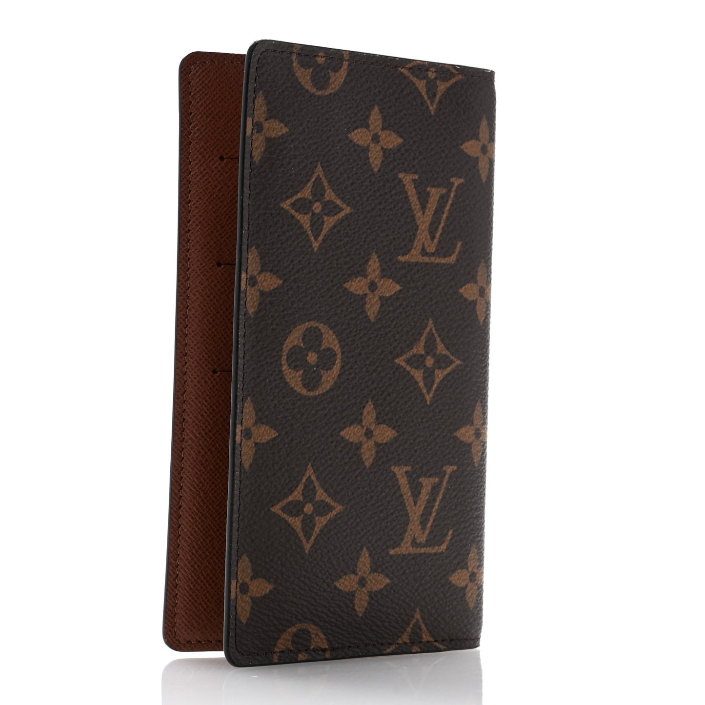 Monogram Checkbook Holder Case Wallet