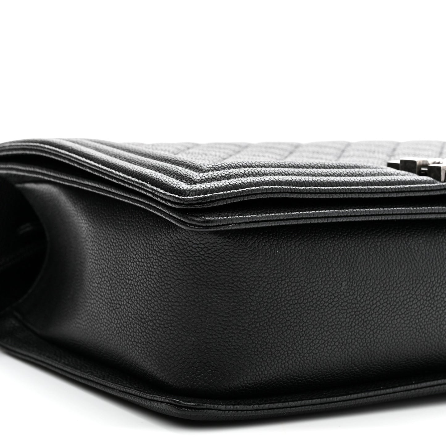Caviar Quilted New Medium Boy Flap Black