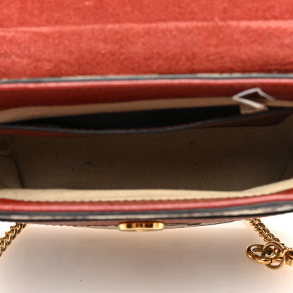 Chloe Calfskin Lizard Embossed Small Aby Lock Sepia Brown 5 of 9