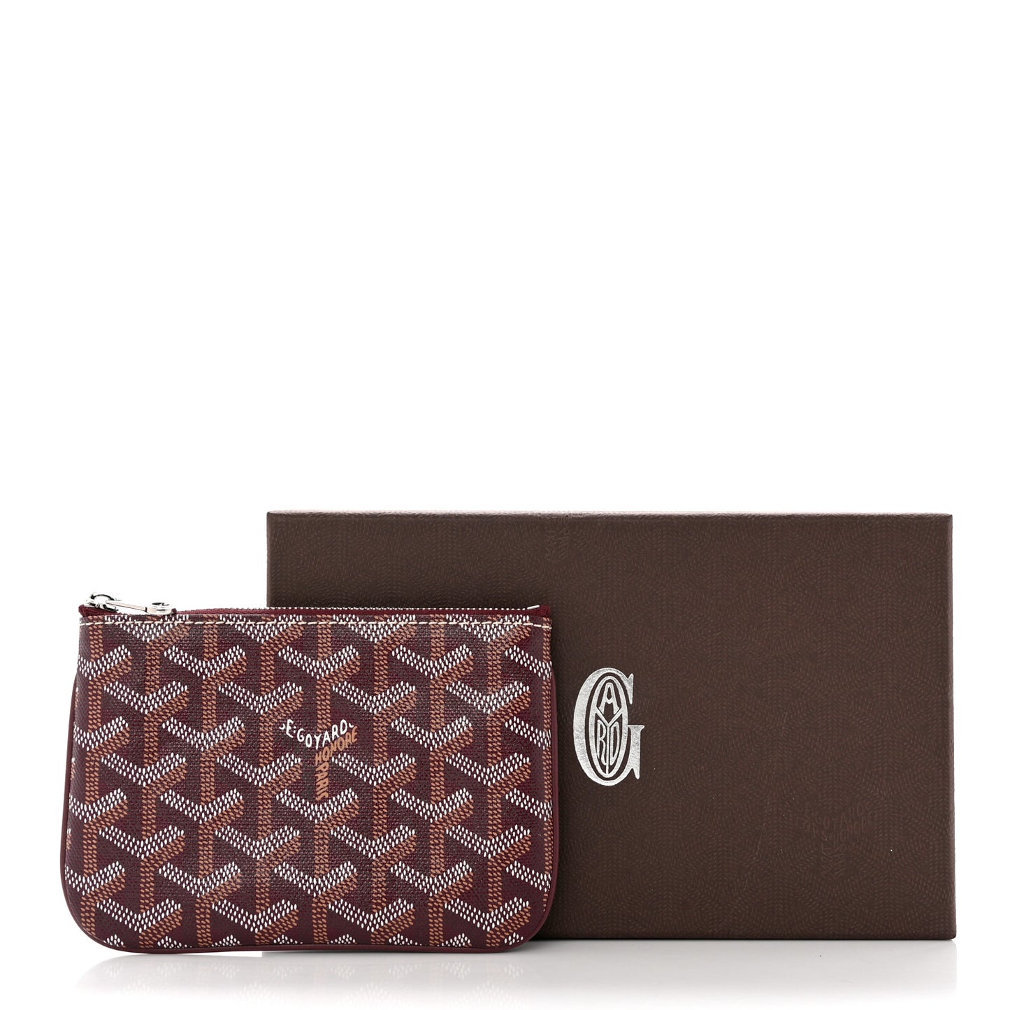 Goyardine Mini Senat Pochette Burgundy