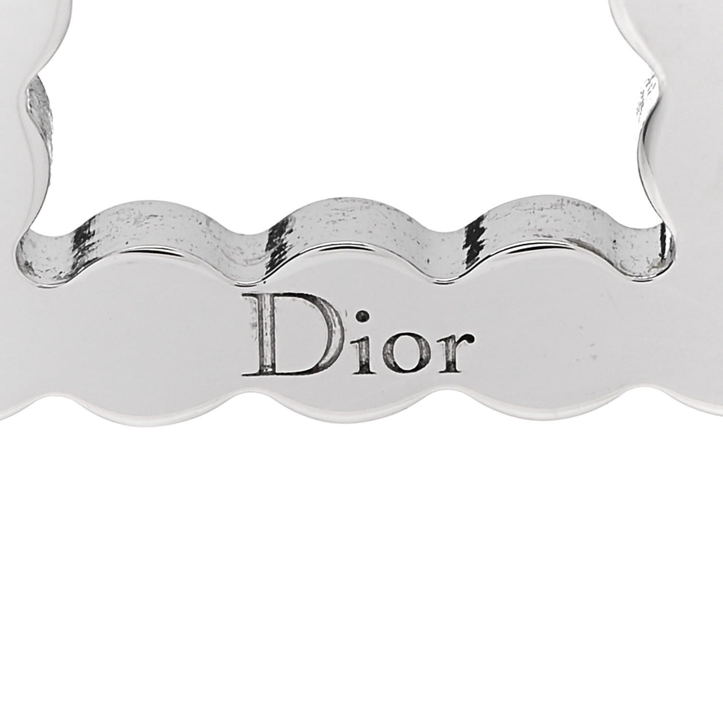 Crystal CD Earrings Silver