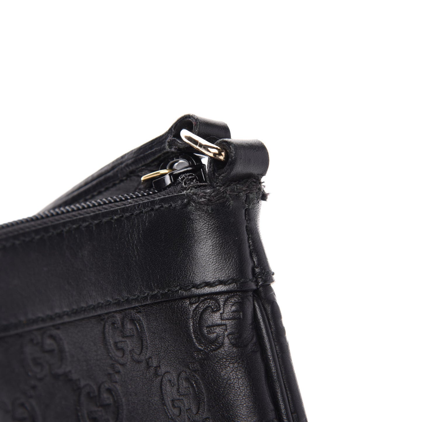 Guccissima Wristlet Black