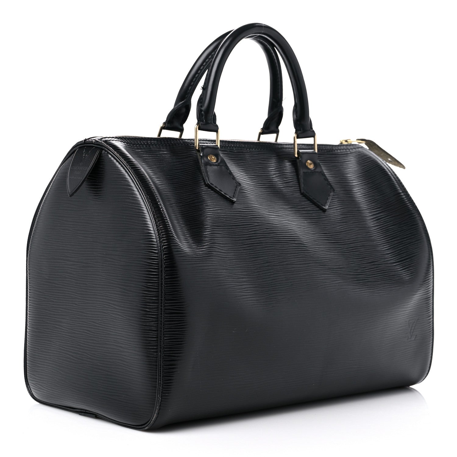 Louis Vuitton Epi Speedy 30 Black 2 of 16
