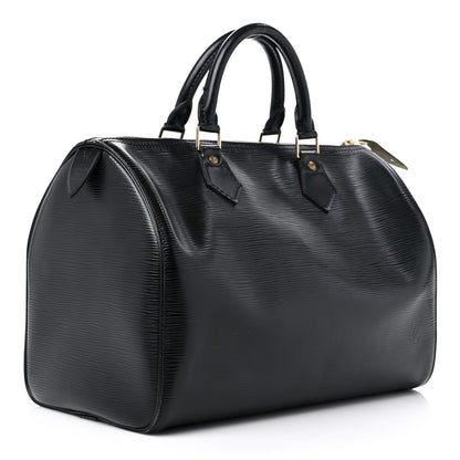 Louis Vuitton Epi Speedy 30 Black 2 of 16