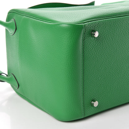 Hermes Taurillon Clemence Lindy 34 Bamboo 12 of 13