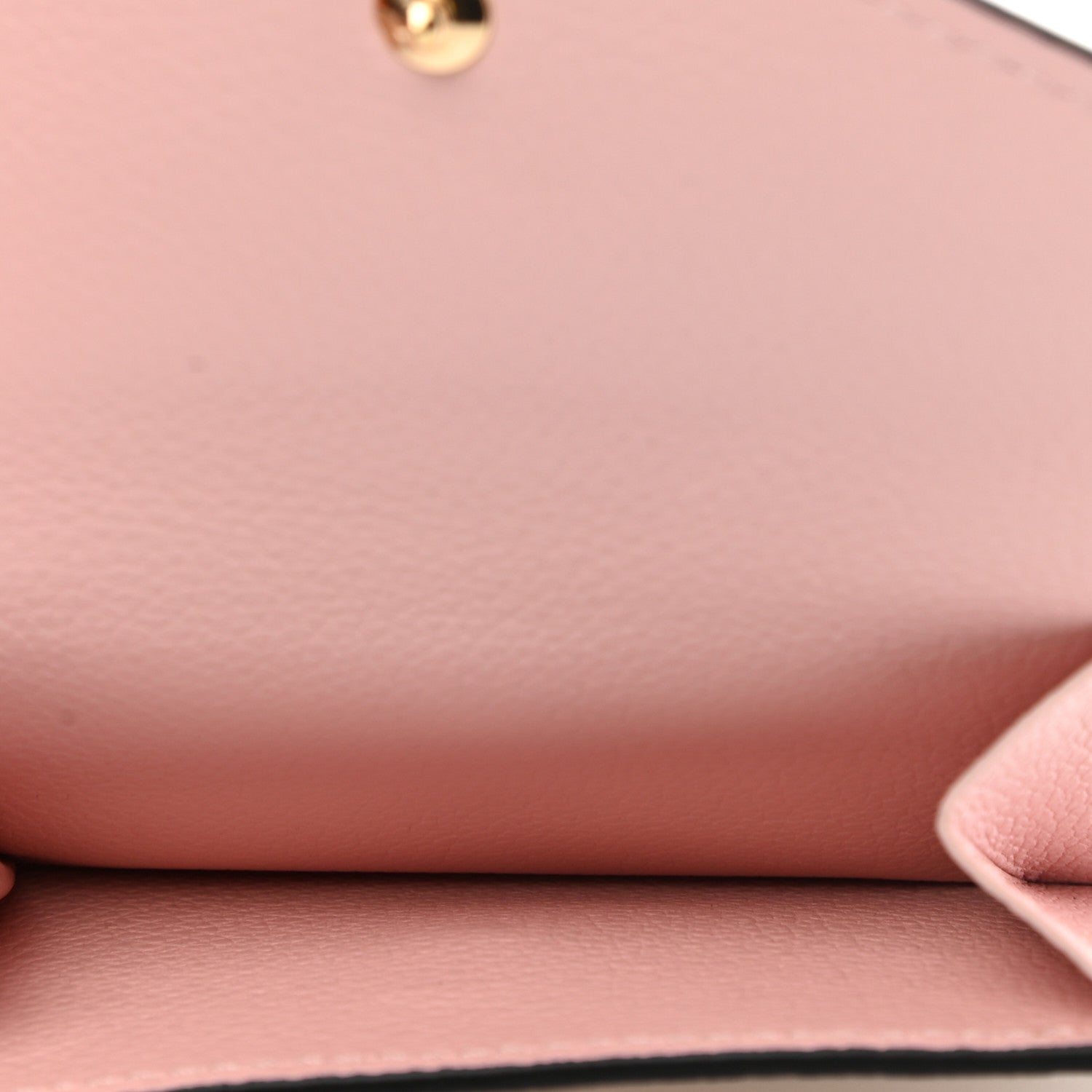 Louis Vuitton Calfskin Lockmini Wallet Black Cream Pink 5 of 8