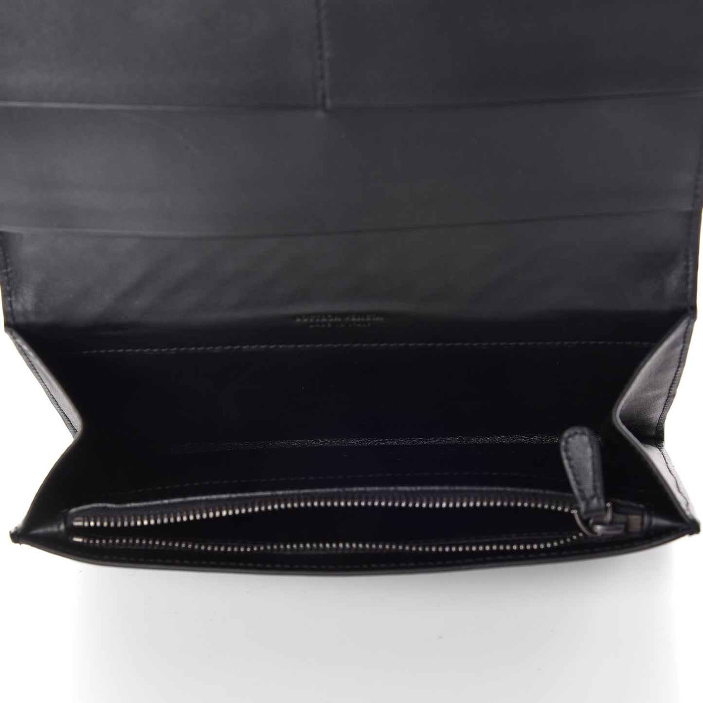 Nappa Intrecciato Flap Wallet Black