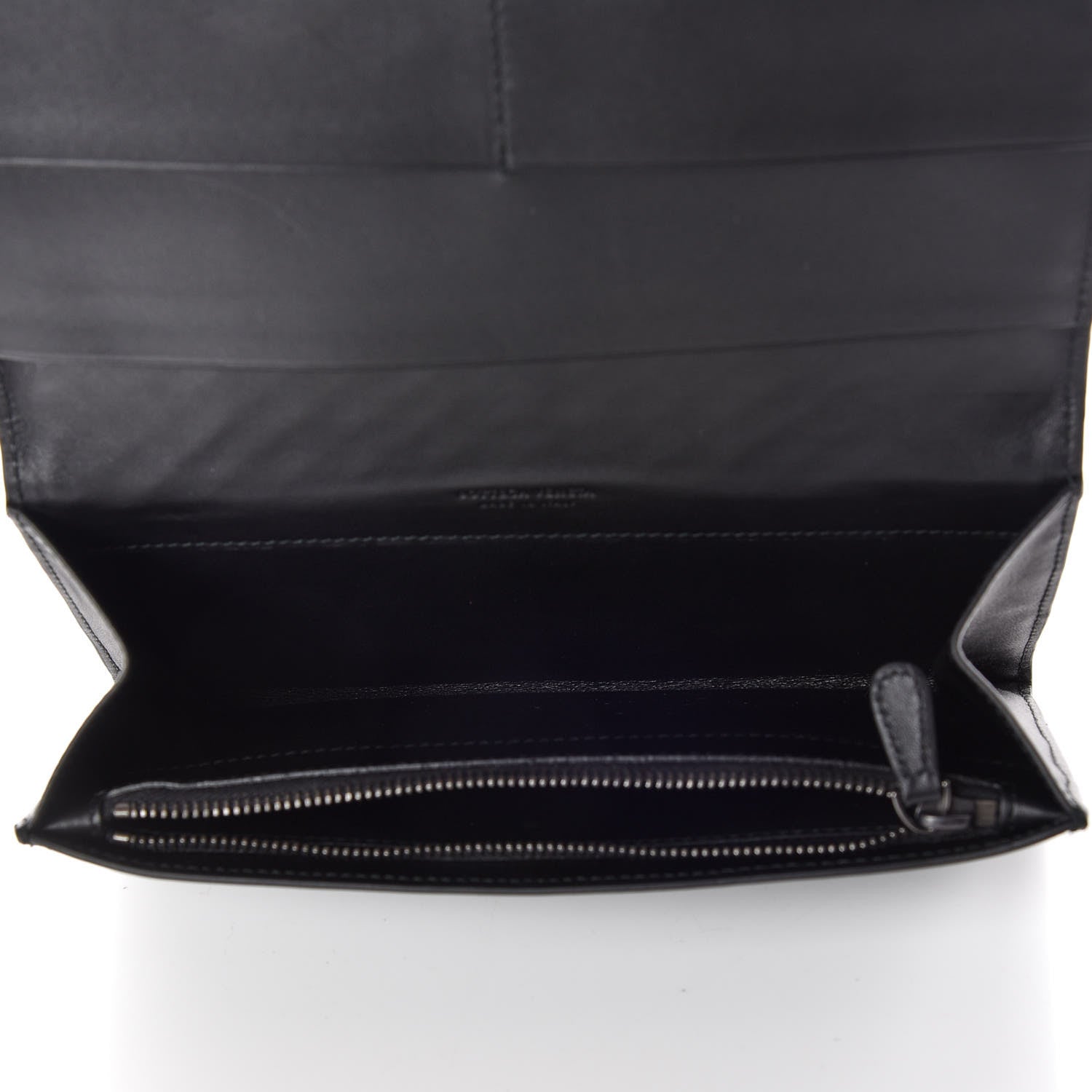 Bottega Veneta Nappa Intrecciato Flap Wallet Black 5 of 6